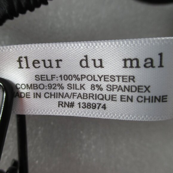 🩷FLEUR DU MAL DRAGON EMBROIDERY SHEER BRA - Picture 11 of 13